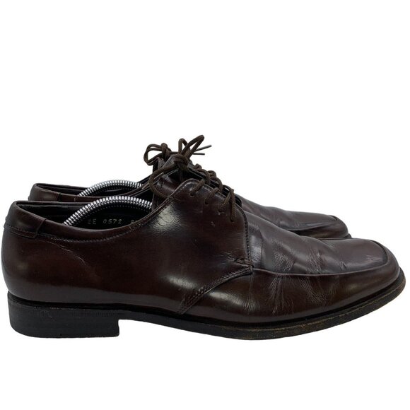 Prada Vintage Lace Up Derby Dress Shoes Men’s Sz UK 8.5 - US 9.5 Brown Leather. - Picture 2 of 13